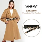 Women Belt Women Belt Women Western Design Wide Waist Belt Elastic Corset With Retro Buckle For Dress Belt