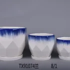 Pottery Succulent Ceramic Plant Pot Chinese Pottery Ceramic Flower Pots For Natural Plants Artificial Succulent Plants