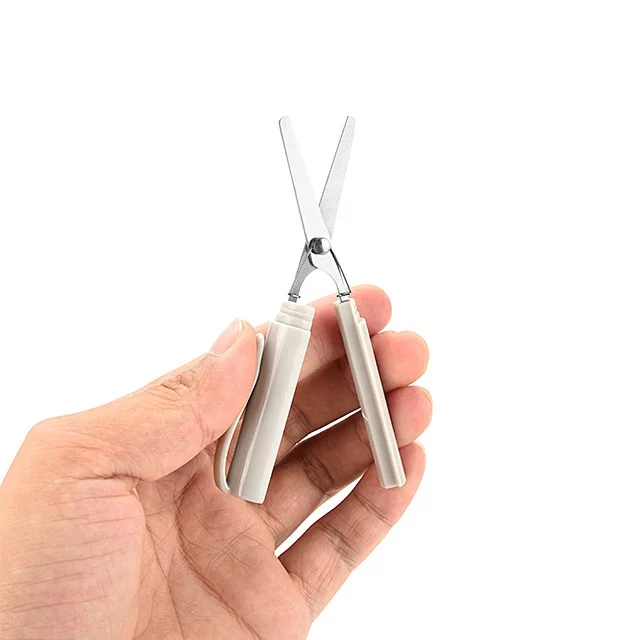 Portable Scissors Mini Creative Student Hand Cut Folding Stationery Scissors