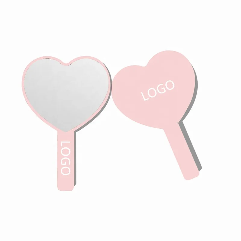 Private Label Heart Shaped Hand Mirror High Clear Cosmetic Mirror For Gifts, White, black, red, pink
Private Label Heart Shaped Hand Mirror High Clear Cosmetic Mirror For Gifts, White, black, red, pink