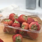 環境にやさしい正方形生分解性食品保存容器レストランマイクロ波テイクアウトプラスチック使い捨て食品容器セット