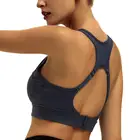 Push Up Sports Bra Fitness Women Top Black Sports Top