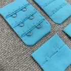Accessories Garment Factory Sppuly Lingerie Accessories Sky Blue 3*2 Garment Hook And Eye Tape Bra 51mm*32mm