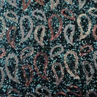 Lace Tulle Mesh Nigerian 2020 Organza Oval Embroidered Reticulate Red Sequin Fabric Wholesale