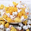 earring accessories fake miniature 3d resin popcorn charm