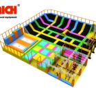 Large Indoor Playground Professional Olympic Trampoline Park Children