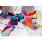 New Coming Bowknot Warm Soft Imitation Faux Rabbit Fur Scarf Winter Fur Collar