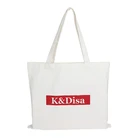 High quality cheap personalised reusable recycled plain white shopping canvas cotton tote bags