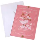 2020 Laetest design wedding royal elegant fold handmade paper hot stamping invitation blank card