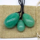 Drilled Certified custom packaging aventurine jade yoni eggs with Instructions for Kegel exercises