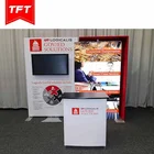 Easy Assembly Aluminum Seg Textiles Fabric Floor Standing 2-sided Back Lit Trade Fair Booth Material