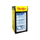 Cold Glass Door Glass Door Refrigerator Prices 80L Popular Cold Drink Refrigeration Equipment With Glass Door And Fan