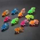Hot Selling Small Plastic Gold Fish Animal Toys For Vending Capsule
