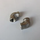 Pipe Fittings Plumbing Materials Stainless Steel Threaded Sanitary Pipe Fittings Union Elbow For Water Supply