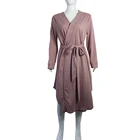 Bathrobe V-neck Factory Direct Sale Couple Bathrobe Cotton For Women