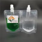 500ml Pouch DXC. 500ml Glossy Clear Stand Up Spouted Juice Jelly Liquid Pouch