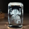 Religious Gift 3D Laser Crystal Archbishop K9 Crystal Glass Cube