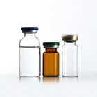 Clear Medicine Glass Bottle China Hot Sale Empty Clear Liquid Medicine Glass Vial Bottle With Lid