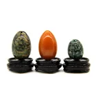 Vaginal Kegel Exercise Crystal Quartz Sexy Toy White Jade Xiuyan Nephrite Jade Tiger Eye Jade Yoni Eggs