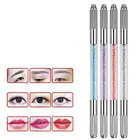 Dual Heads Disposable Manual Pen White Eyebrow Microblading Shading Hand Tool