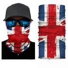 Seamless Adult Cycling Country Flag Headwear Bandana Neck Warmer