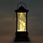 Customised Small Decorative Lanterns Led Light Angel Poly Resin Crafts Inflatable Snow Globe With Failing Snows