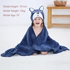 MICHLEY Wholesale Cartoon Hooded Summer Beach Kids Bath Towel