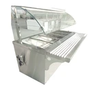Restaurant equipment kitchen catering electric food warmer showcase display