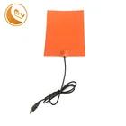 100*50mm 5v preheating pad electric heating element silicone rubber heater with USB