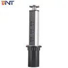 BNT multi-fuction high quality kitchen pop up socket electric plug socket box desktop with USB charger