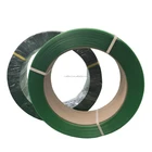 Factory custom green transparent box packing strap PET binding plastic packing strip