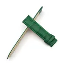 Green Butterfly 22mm Band Green Crocodile Leather Alligator Watch Band Strap 20mm 22mm With Butterfly Clasp