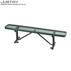 Bench China Supplier Metal Mesh Backless Long Lifetime Waterproof Outdoor Garden Bench