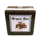 Metal Tin Cans Source Manufacturers Square Tinplate Box Dessert Cake Food Tin Cans Cookie Tin Box