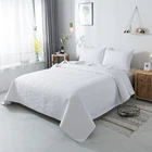 Highend Cotton Luxury Hotel Bedspread embroidery quilt
