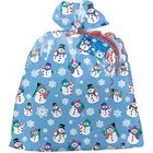 Giant christmas party plastic santa present gift sack bag