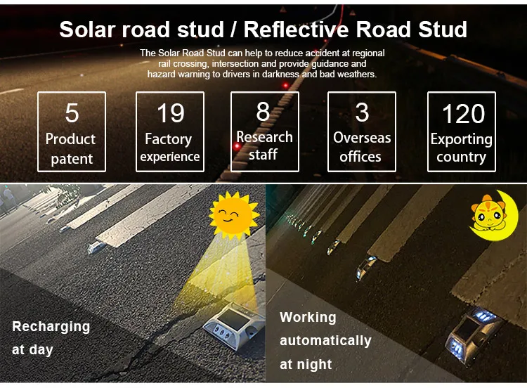 aluminum solar road stud