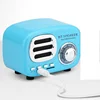 RTS BT02 retro wireless speaker creative gift cute radio subwoofer card mobile phone audio