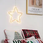 Holiday Lamp Decoration Led Lamp Led Christmas Decorative New Year Holiday Star Window Sucker Lamp