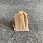 Wholesale packaging brushed velvet bag bag jewelry wedding gift bag party beads container storage