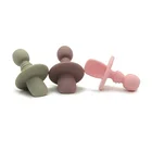 New Arrival BPA Free Soft Silicone Baby Easy Grab Self Feeding Spoon
