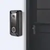 V6 Wireless Doorbell With Intercom Door Bell Camera Doorbell Camera Wifi Wood Stripe 720P Video Camera Cloud Storage Door Bell