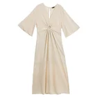 Neat Elegant Fancy short Sleeve Wedding Evening Dress with customization
