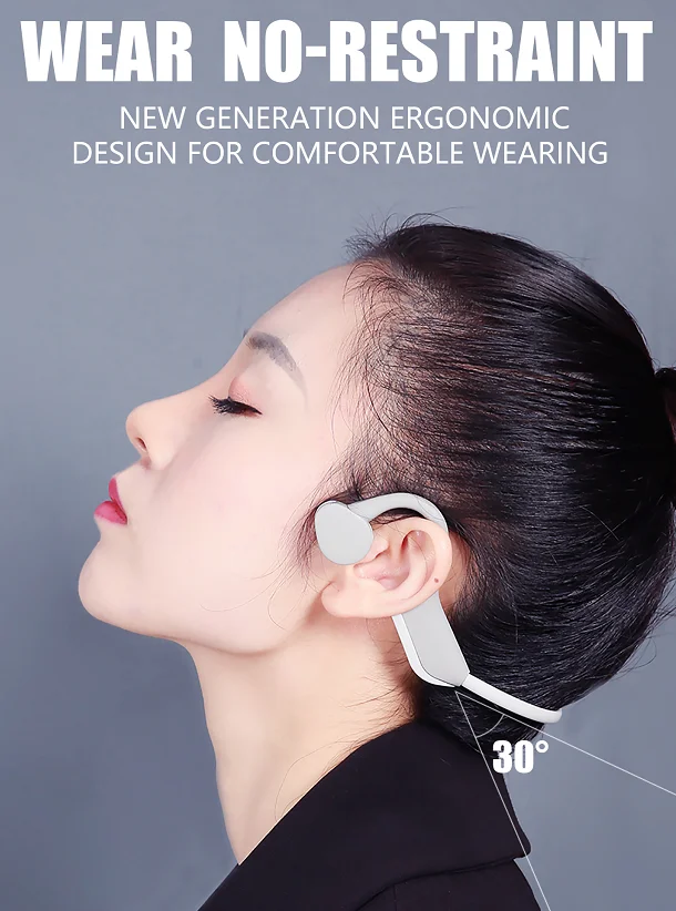 Shenzhen Factory BT 5.0 S.Wear J20 Wireless Headphones Bone Conduction Earphone - ANKUX.COM