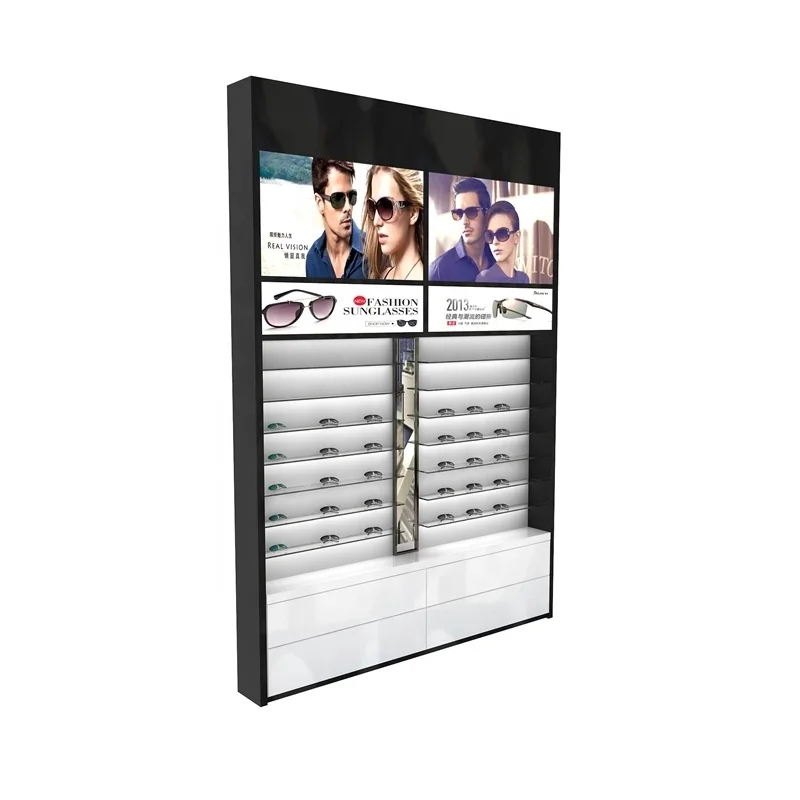 Eyeglasses Cabinet Display Sunglasses Showroom Optical Shop