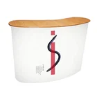 Exhibition pop up 2x2 counter display stand portable trade show podium