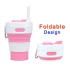 2019 travel coffee cup leak proof collapsible coffee cup