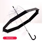 Birdcage The Transparent Umbrella Transparent Material I Love You Paris Clear Birdcage Poe Umbrella