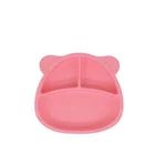 Kitchen Utensil Feed Kids Tray Suction Placemat And Bowls Food Divided Silicone Plate Baby