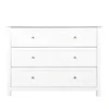 Attractive design living room bedroom white 3 drawer dresser table furniture chest drawer chest